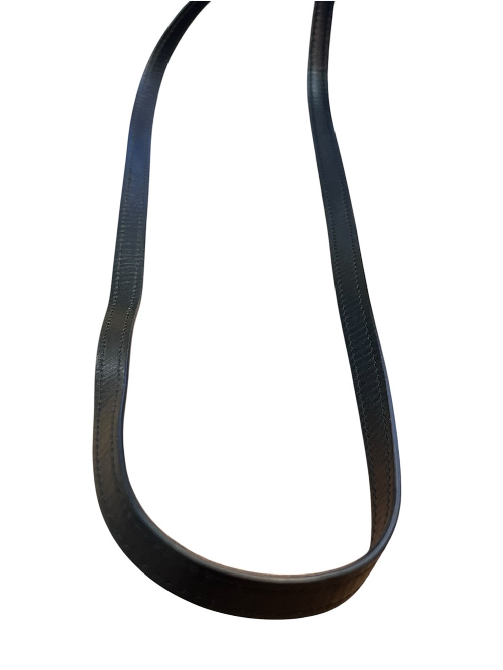Zero Halliburton Black Leather Crescent Shoulder Bag Minimalist Y2K Rare - Picture 8 of 10